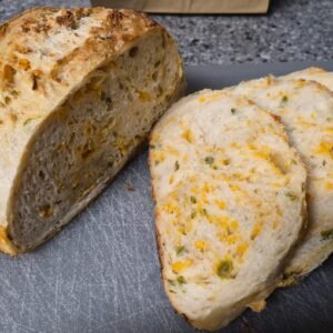 Jalapeno Cheddar Sourdough Bread